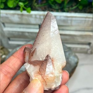 Large Red Calcite Point - Hunan Province, China 🇨🇳